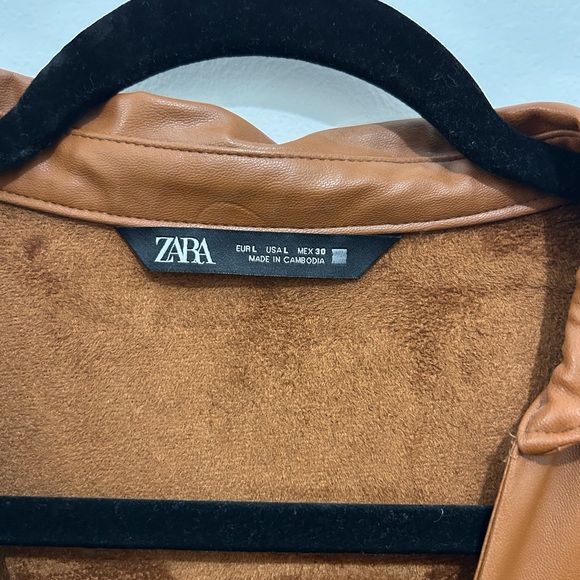 Zara faux leather dress - Picture 4 of 5